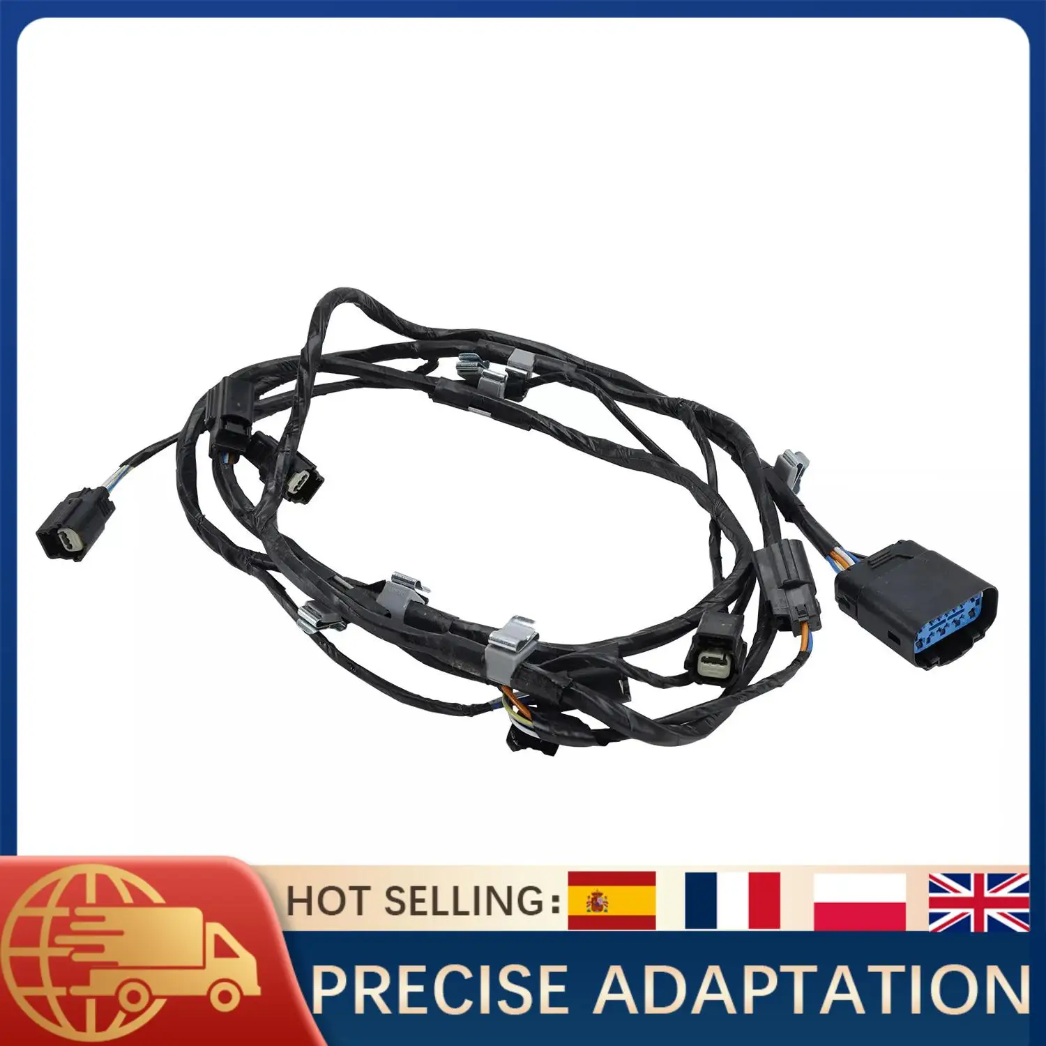 

1 шт. жгут проводов передней фары для Jeep Grand Cherokee 2014-2015 68143109AB OEM сменный кабель переднего бампера для фар