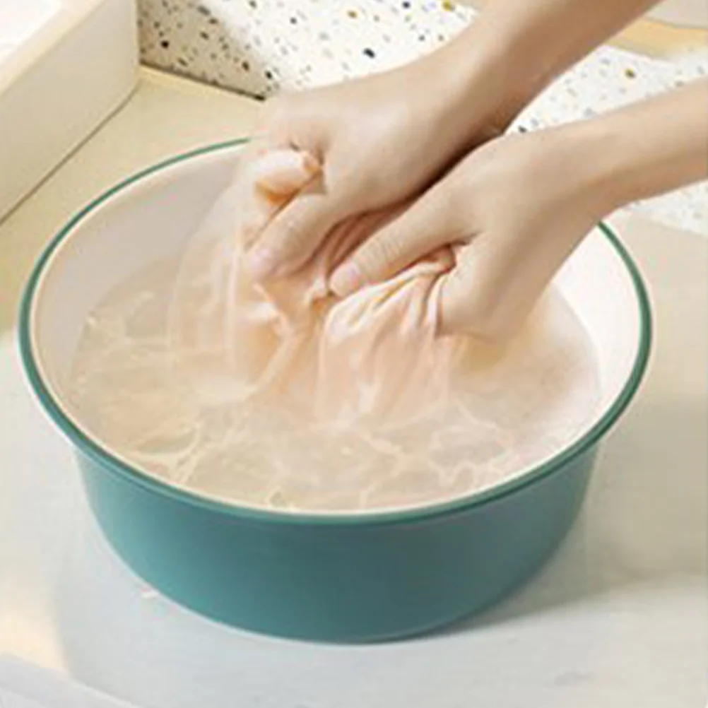 

Wash Basin Foot Soaking for Feet Kitchen Sink Bowl Dish Tub Plastic Face Cleaning Baby Clothes Washing Salon