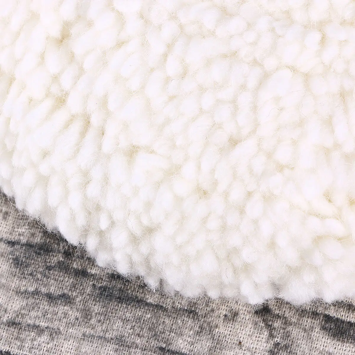 Wool Wheel Polishing Pad White Natural Fiber Buffing Mop Car Motorcycle Wheels Manifolds Hardware Bronze Ware Shine Polishing