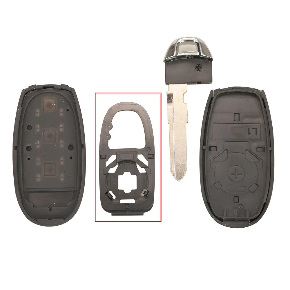 Jingyuqin remoto inteligente escudo da chave do carro para suzuki vitara alivio null S-CROSS sx4 swift 2 botões capa fob caso substituição