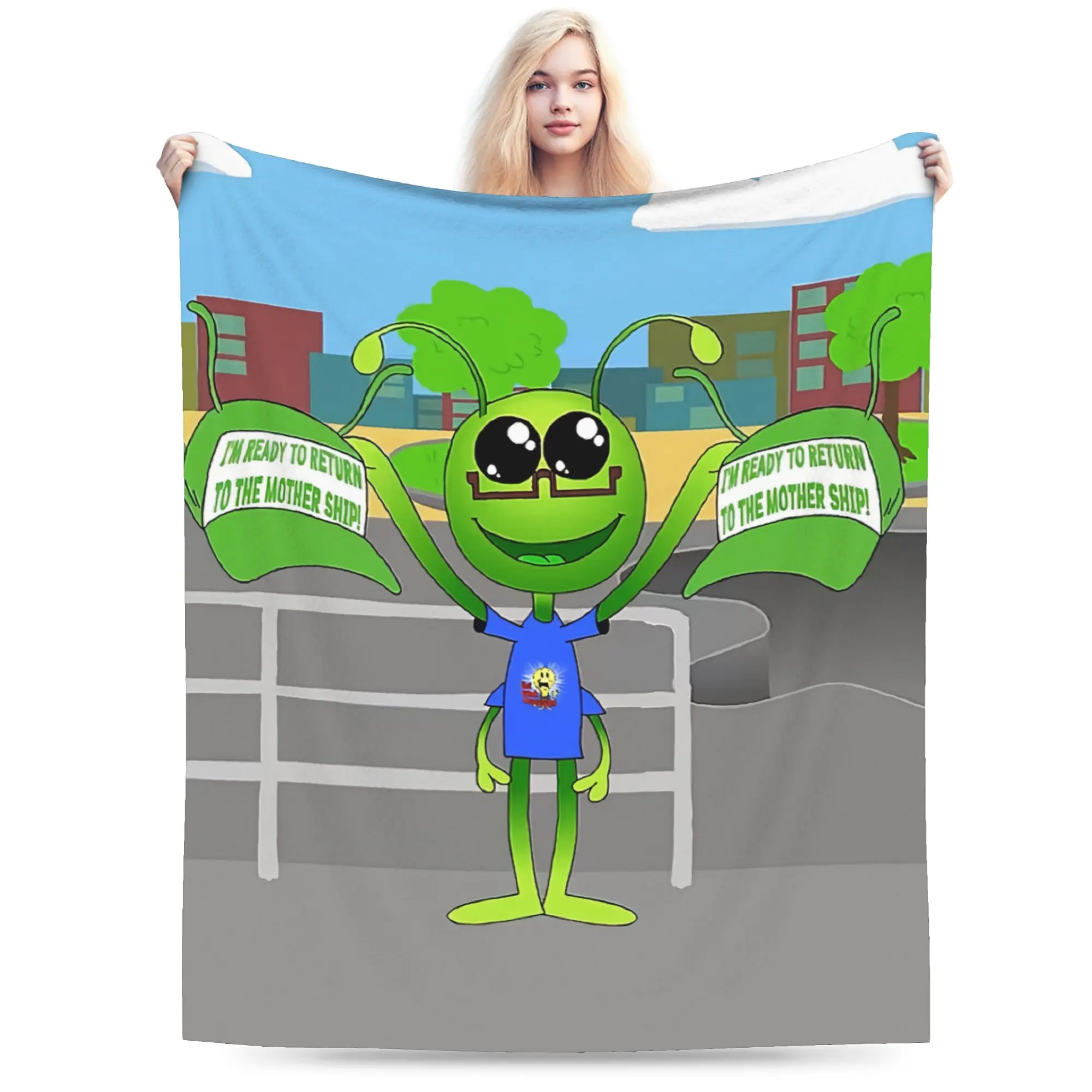 F-Fact A-Attack Adventures Blanket Cozy Soft  Throw Blankets for Couch 50x60 Inch Multi-size Plush Thin Quilt