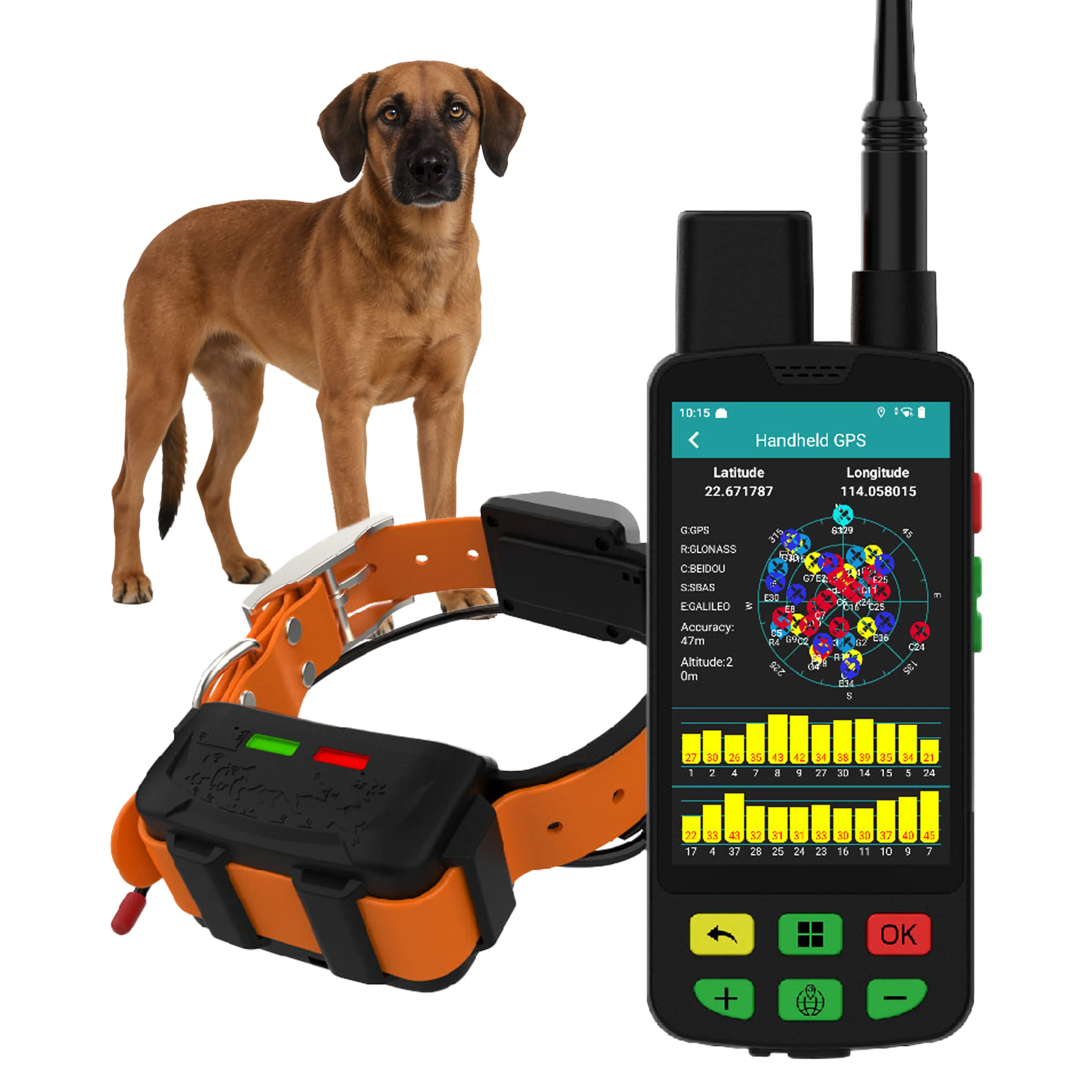 ESEEK GPS Tracker Hunting Dog Collar | 48hr Standby | Bulk Order | Custom Battery Pack