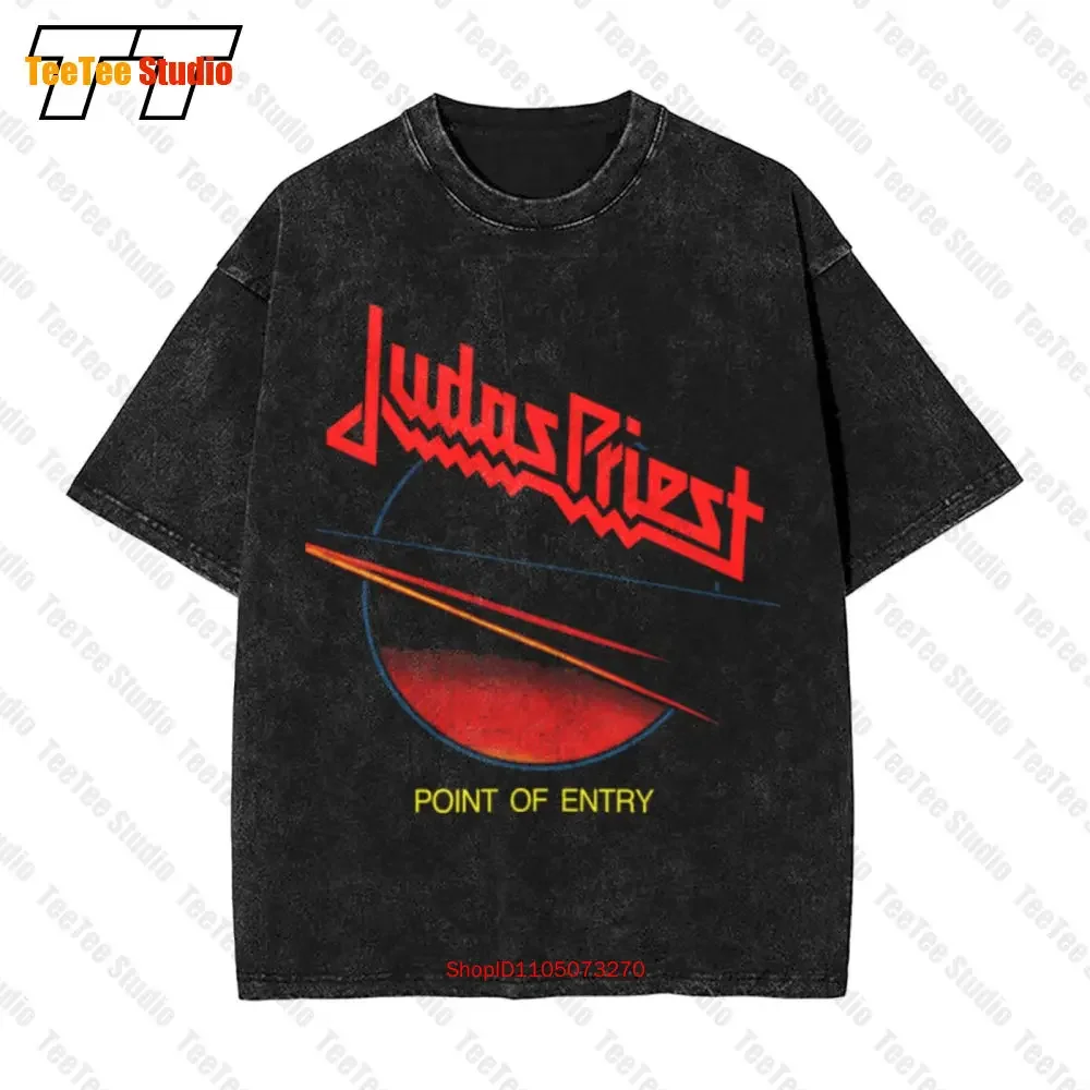 Judas Priest Point Of Entry 01 Vintage Men'S Clothes T Shirt For Men T-Shirt DW8I