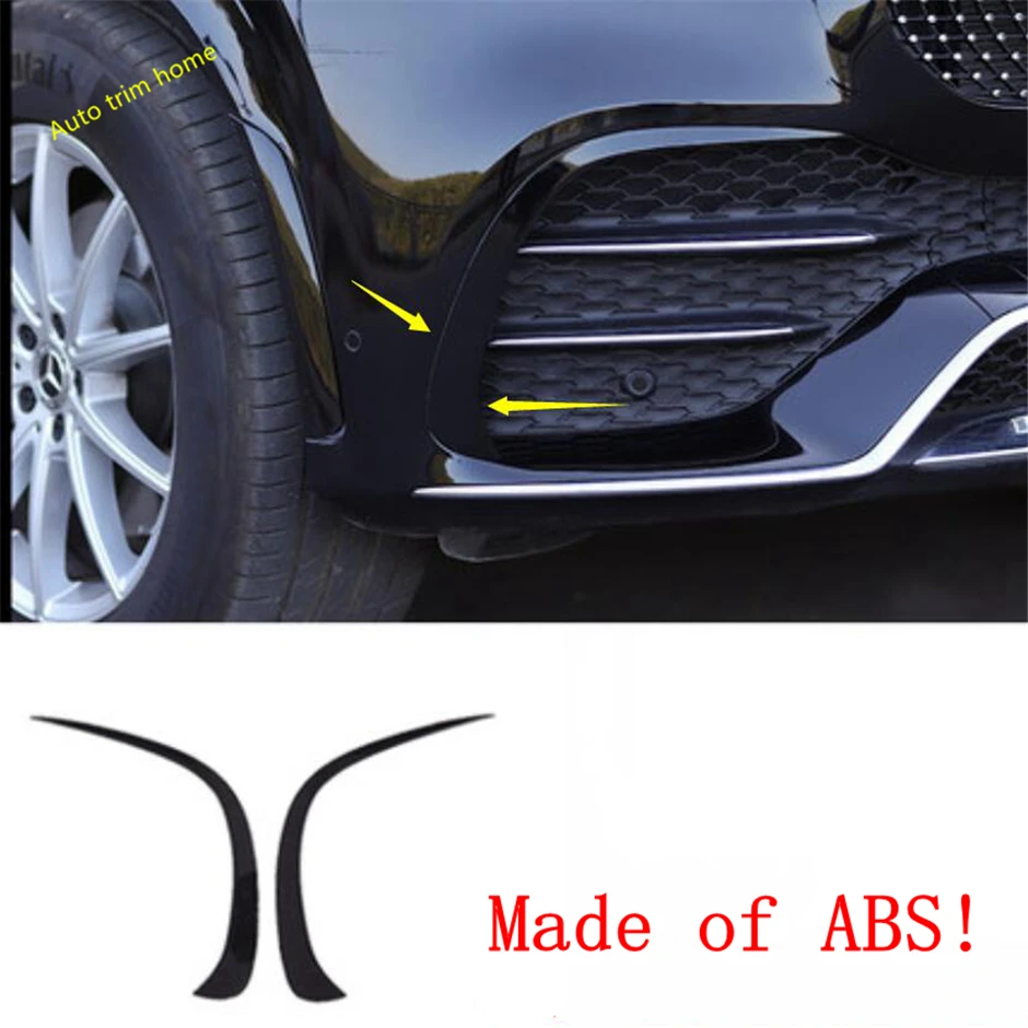 Anteriore/Posteriore Fendinebbia Lampada Palpebra Sopracciglio Copertura Trim Per Mercedes-Benz GLE Gle320 450 W167 2020 2021 ABS Accessori Auto