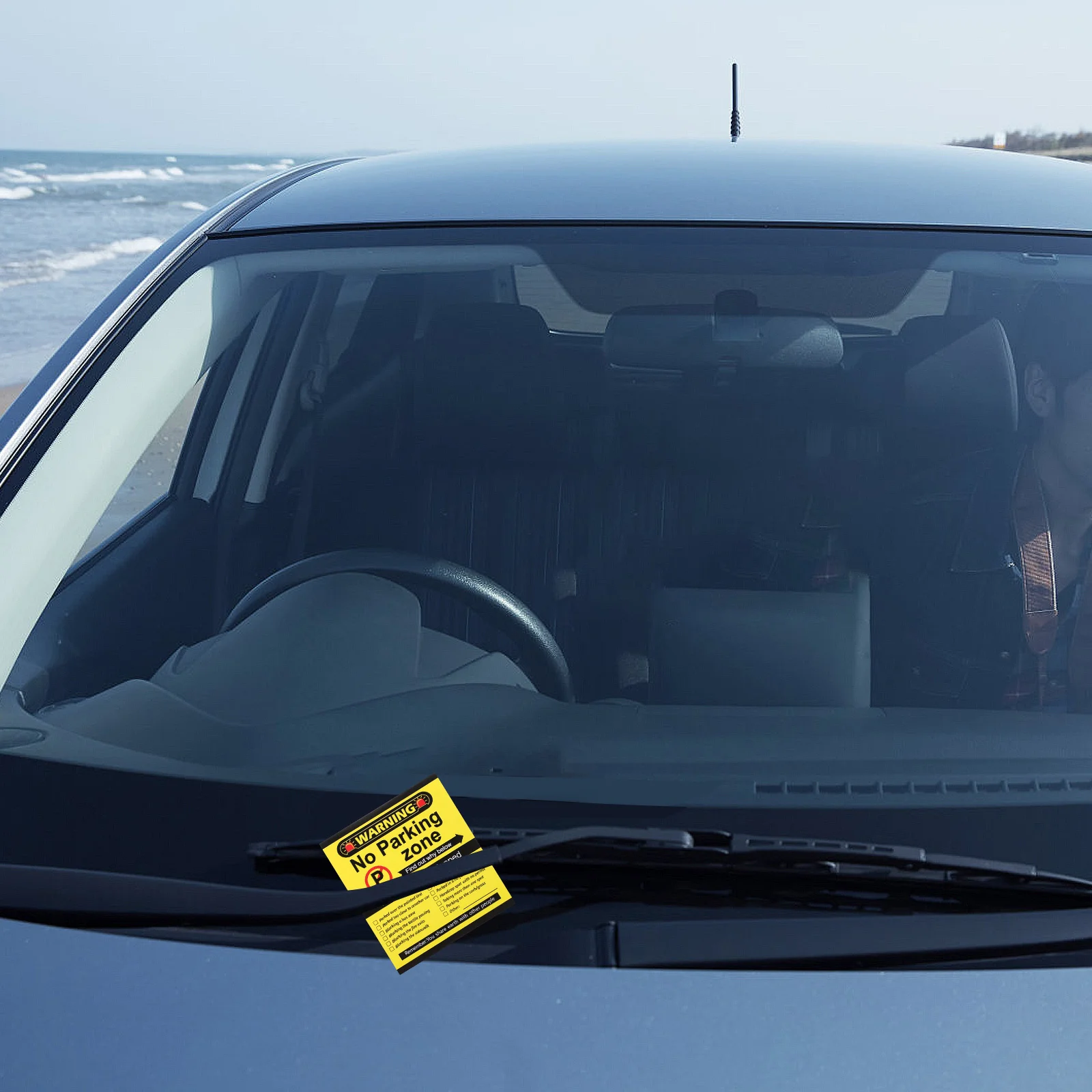 

100Pcs Parking Violation Cards Humorous Funny Warning Notes for Bad Parking Multi Reason Violation Small Warning Signs Road