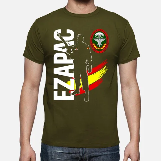 Ezapac Zapador Paracaidista Española. Spanish Paratrooper T-Shirt. Summer Cotton Short Sleeve O-Neck Mens T Shirt New S-3XL