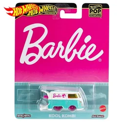 Mattel Hot Wheels-Voiture de culture pop Barbie KOadvocate Kombi, jouet pour enfant, modèle en alliage moulé sous pression, cadeau d'anniversaire pour garçon, 1/64