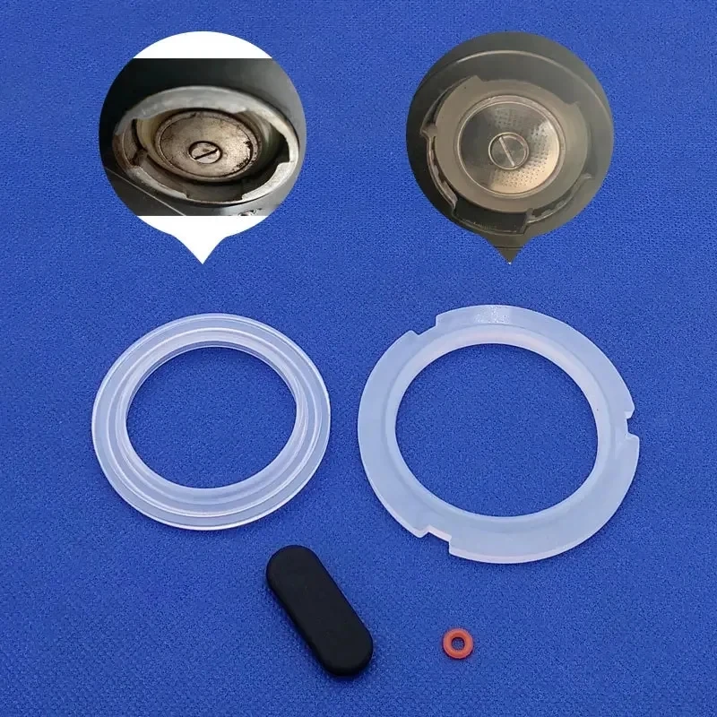 2pcs Coffee Machine Group Gasket 58mm 51mm Food Grade Silicone Sealing Ring for Portafilter Handle Replacement