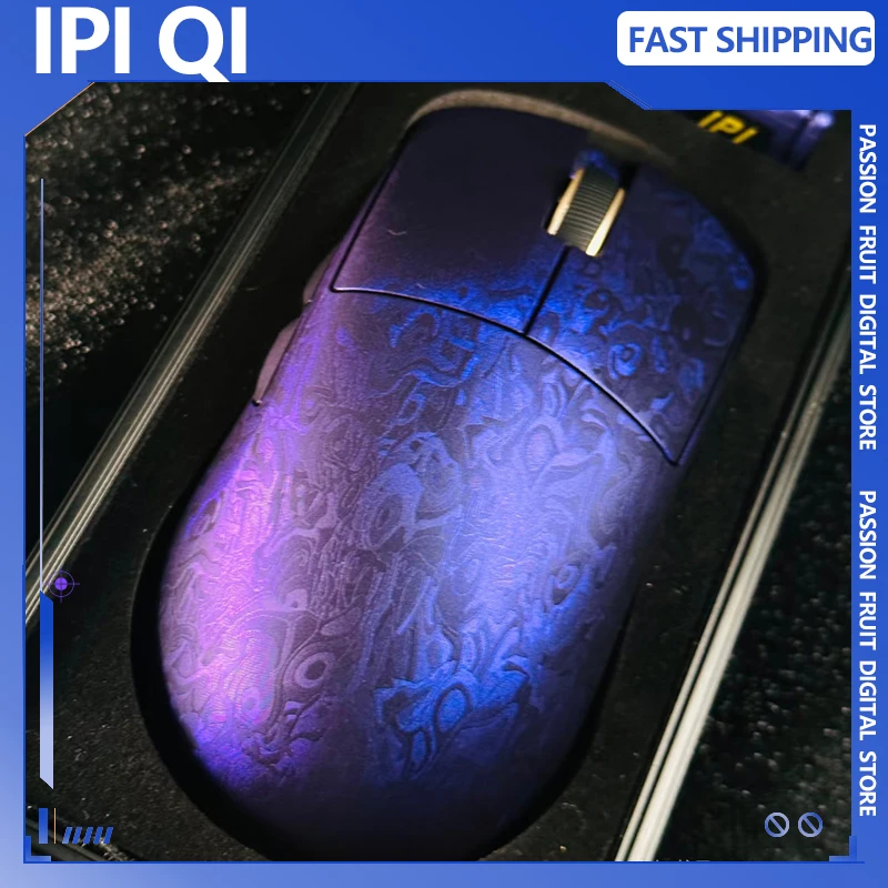 

Новая игровая мышь IPI Qi Pro из углеродного волокна, 3 режима Paw3950 2,4G Nordic 52840, костюм для легкой мыши Valorant Csgo Fps, пользовательские мыши