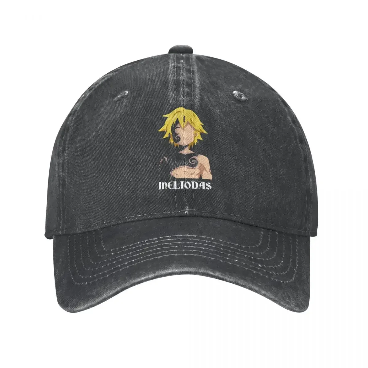 Meliodas Baseball Cap Vintage Distressed Cotton The Seven Deadly Sins Snapback Hat Unisex Outdoor Activities Caps 