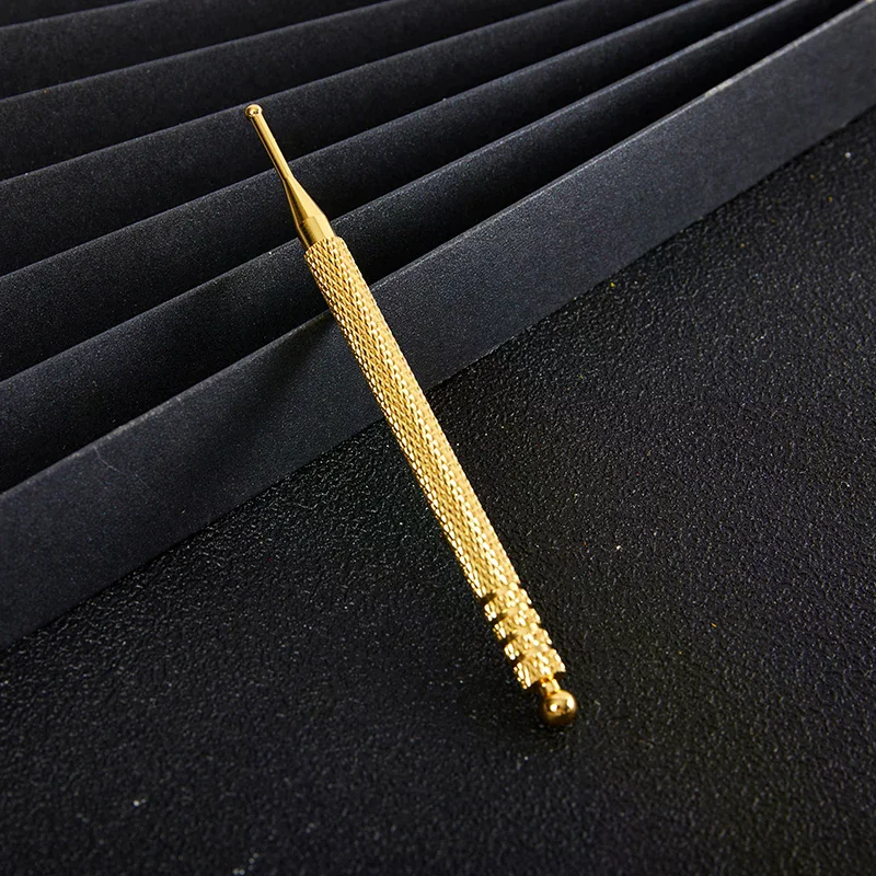 Portable Copper Ear Acupoint Detecting Pen, Painless Lightweight Massage Tool for Reflexology & Acupuncture
