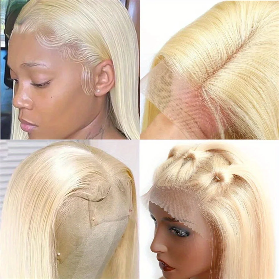 العسل شقراء 613 بوب شعر مستعار شعر الإنسان HD شفاف 13X4 مستقيم بوب الدانتيل الجبهة الباروكات شعر الإنسان ارتداء و الذهاب شعر مستعار غلويليس