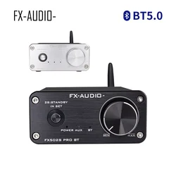 2024 FX-Audio New FX502S PRO BT HiFi 2.0 Full Digital Audio Amplifier Adopting TPA3250+NE5532 High Power 80W*2 DC24V/4A Adapter