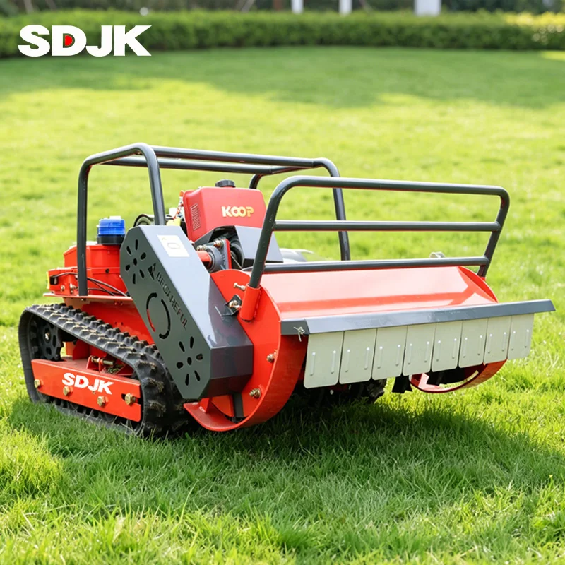 

Fast Delivery Lawn Mower Remote Controlled Working Width 80-120cm Lawn Mower Customized tracked all-terrain