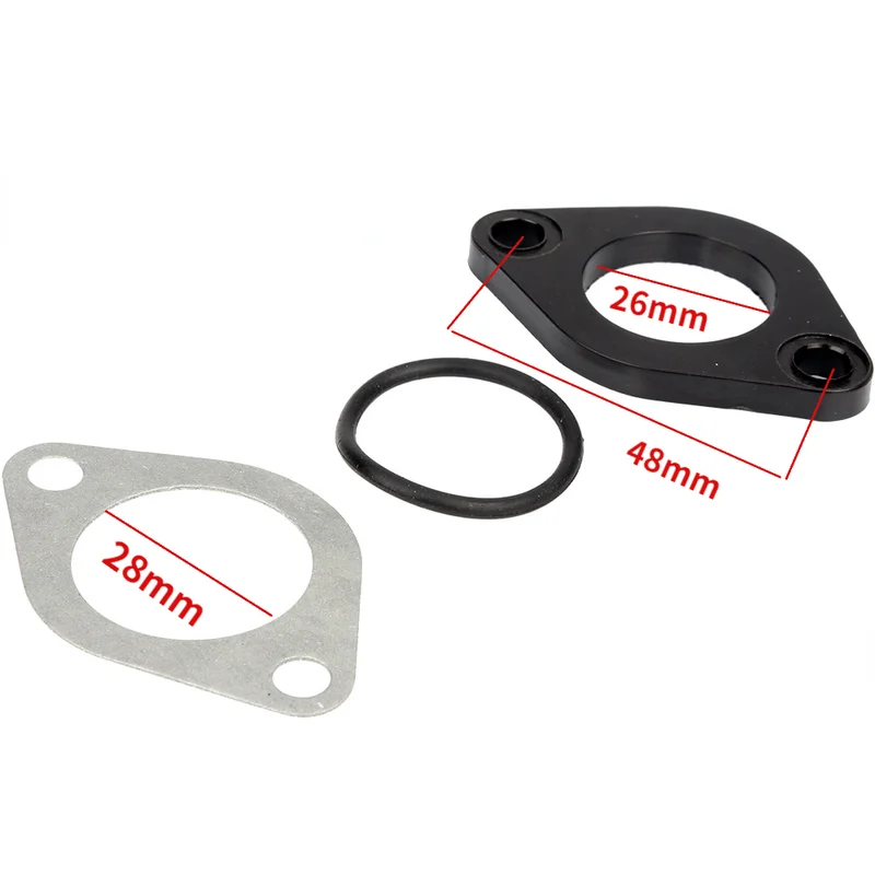 1 set 26mm Carburetor gasket Intake Pipe Gasket Spacer Seal for Pit Dirt Bike 110 125 cc Lifan YX Engine Motor  Pit Dirt