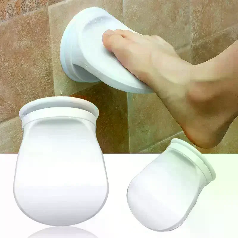 Bathroom Shower Suction Cup Foot Rest Non Slip Strong Hold Foot Stand for Leg Shaving Pedicure Spa Home Daily Use