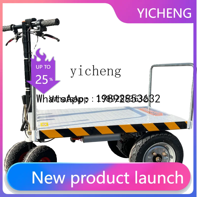 dynamic folding flatbed truck trailer decoration ceramic tile home improvement trolley truck portable pull truck