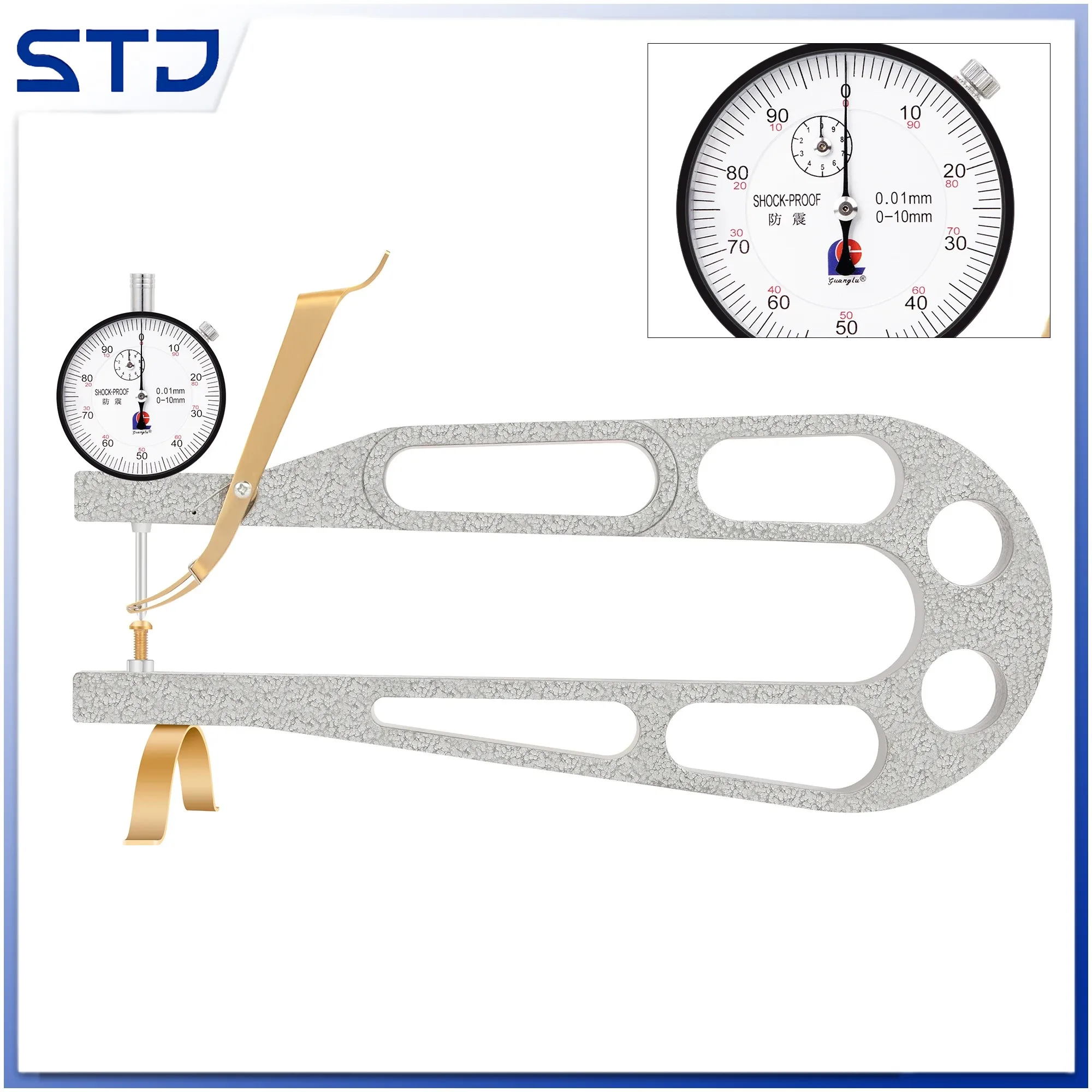 

Thickness Gauge Measuring Meter Violin Tools for Fiddler/Cello/Bass/Guitar Aluminous Measurement Gauge dial indicator Luthier