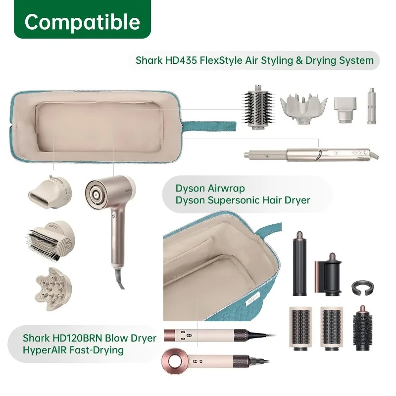 New Hair Dryer Storage Bag Waterproof Dustproof Hair Straightener Organizer Case Travel Shockproof Bag for Dyson Hair Dryer view 6