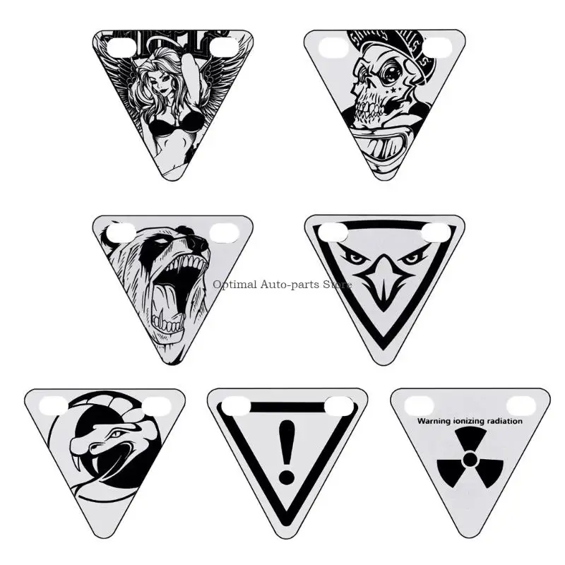 

7 Pattern Option Reflective Triangle Safety Board Universal PP Fabric Construction