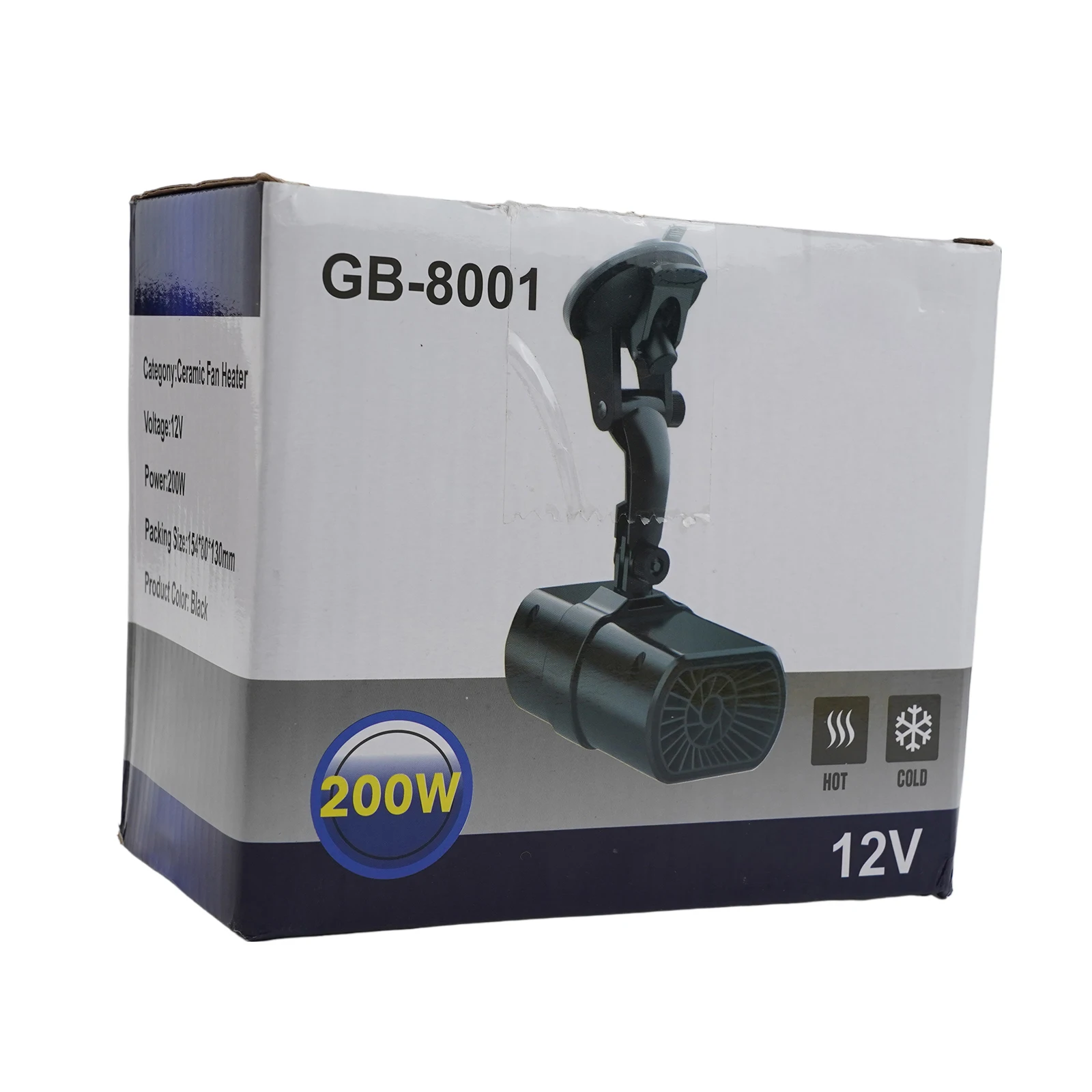 

12.3*5.2*15.2cm Portable Defroster Easy Installation Effective Defrosting High Universality Fitment Strong Wind Power