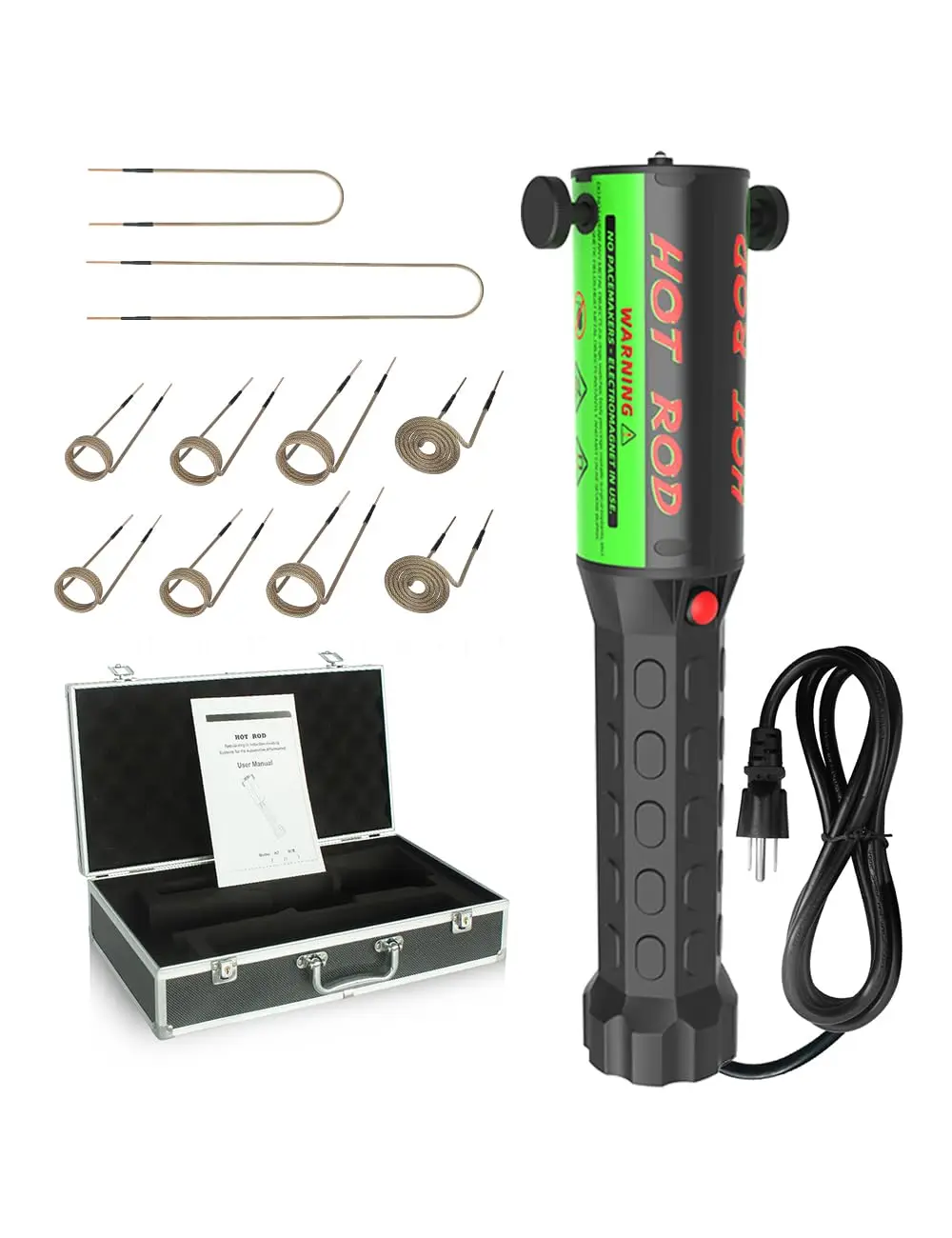 

Solary Heat Induction Tool - 1200W 110V Handheld Magnetic Induction Heater Kit with 10 Coils, Rusty Screw Removal Tool