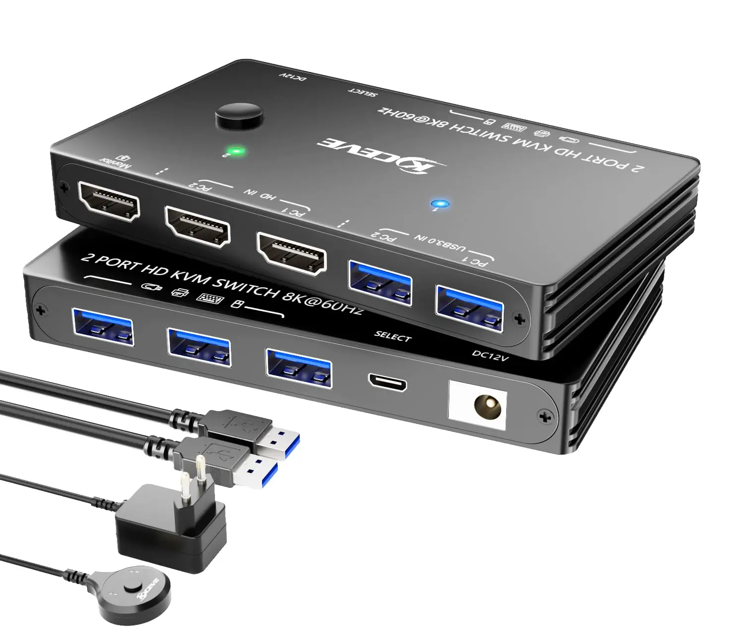 Hdmi Kvm Switch 2 C… - image