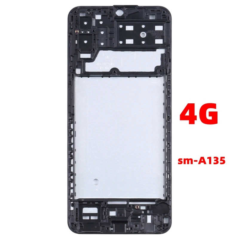 For Samsung Galaxy A13 4G/5G A135 A136 A137 LCD Front Frame Bezel Middle Frame Housing Front Chassis Plate Panel Parts