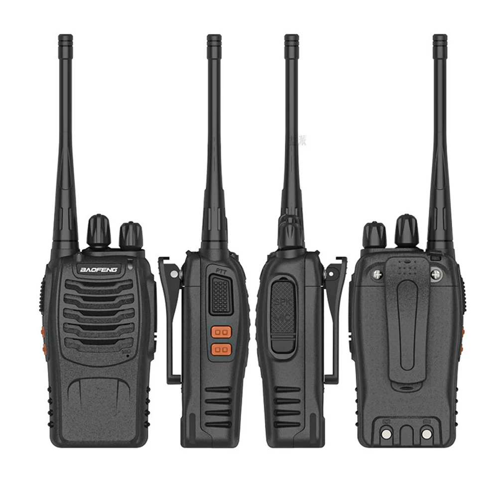 Walkie Talkie Baofeng BF-888S UHF Two-Way 400-470MHz 16CH Ham Portable Radio BF 888S Transceiver BF888S For Hunting Hotel