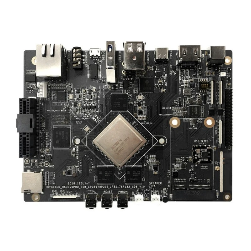 For TB-RK3399Pro development board, six-core 64-bit, independent NPU ultra