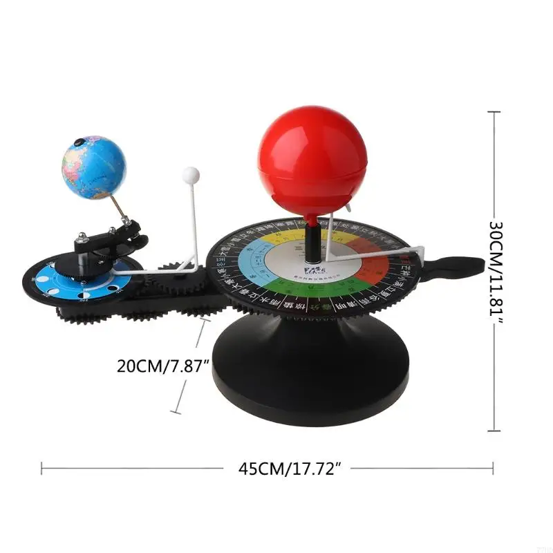 Układ Słoneczny 77HD dla Słońca Ziemia Księżyc Orbitalny Model Planetarium Edukacja Nauczanie Zbyt