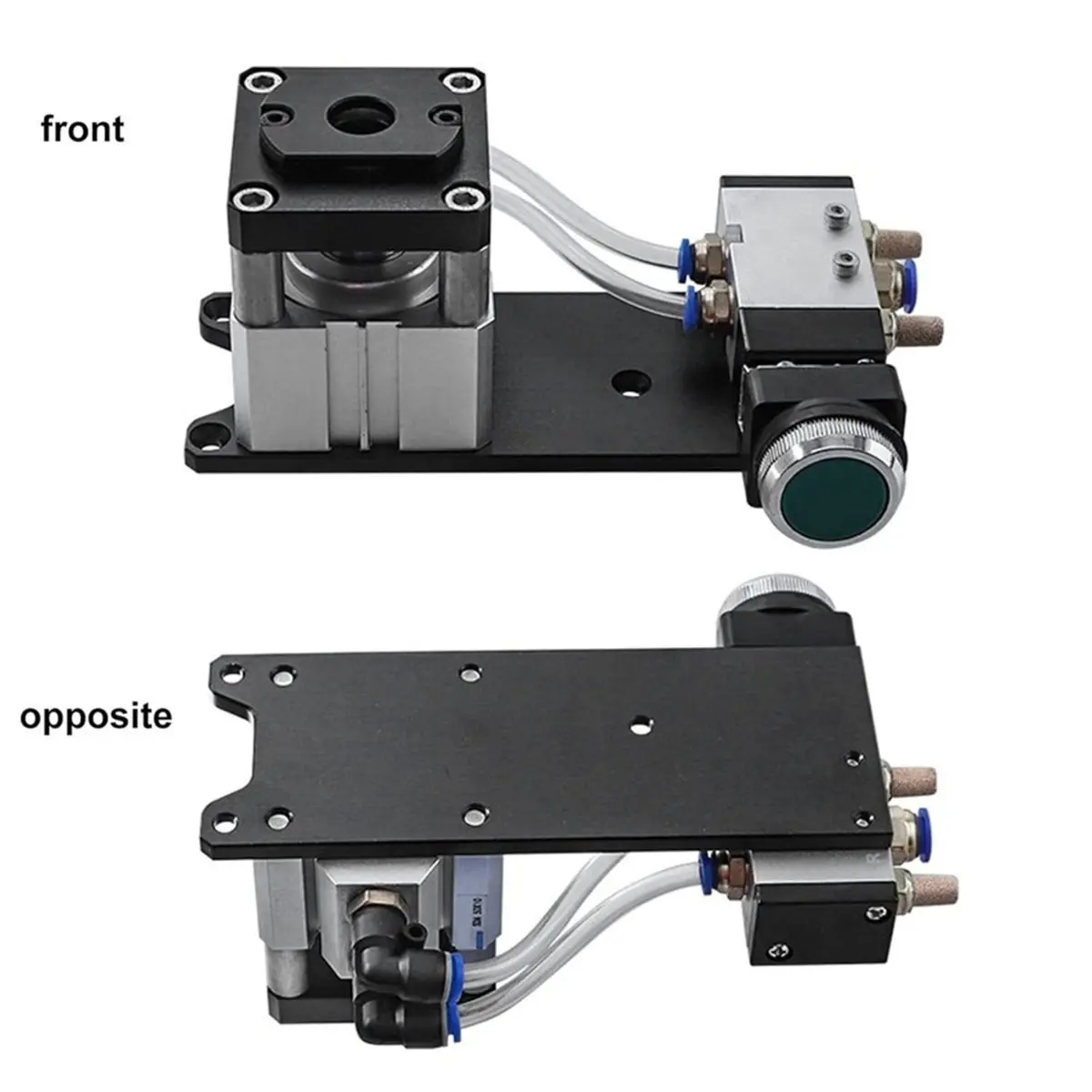 DT35BG Pneumatic Hole Puncher 15mm, Aluminum Alloy Woodworking Banding Punch Tool for Paper and Crafts