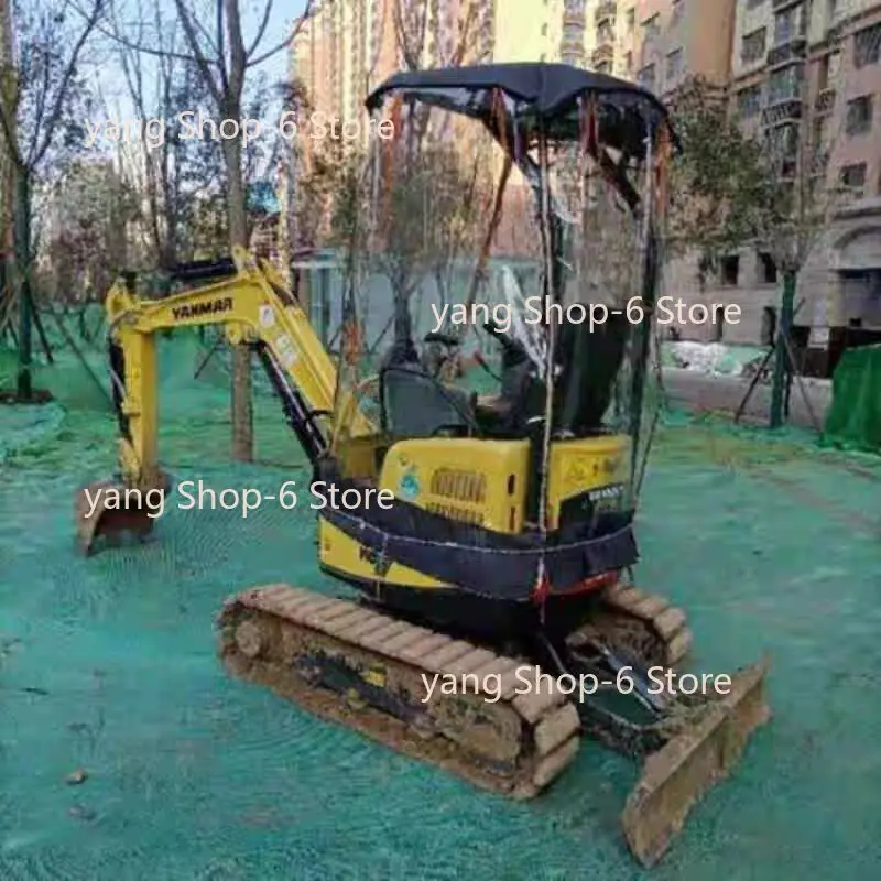 

1PC Mini Excavator Car Cover Warm Awning Thickened Pvc Windproof For Yanmar vio 15