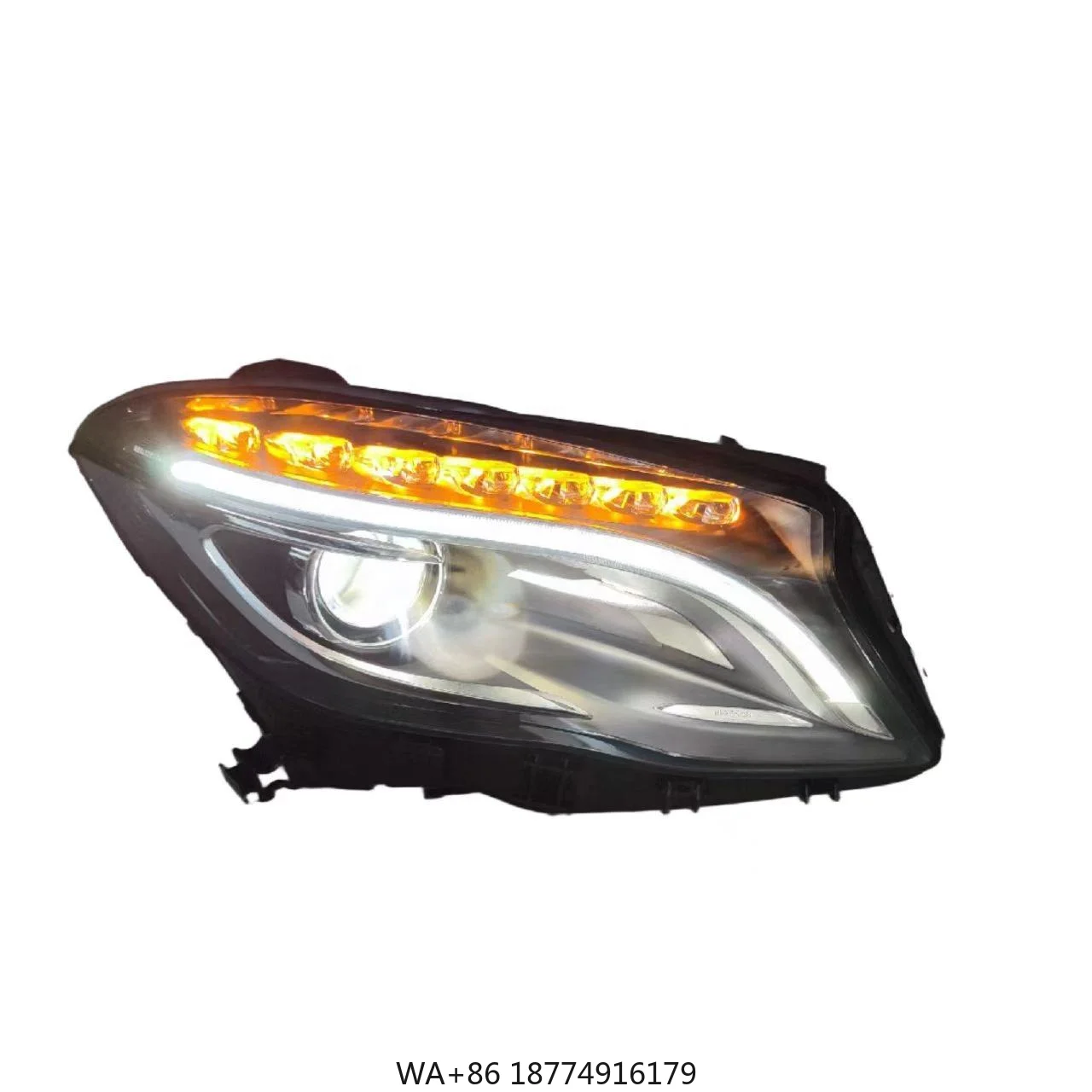 

2014-2015 high-quality For GLA car front bumper lighting systemW156X156xenon headlightsLEDdaytime runningAutoParts