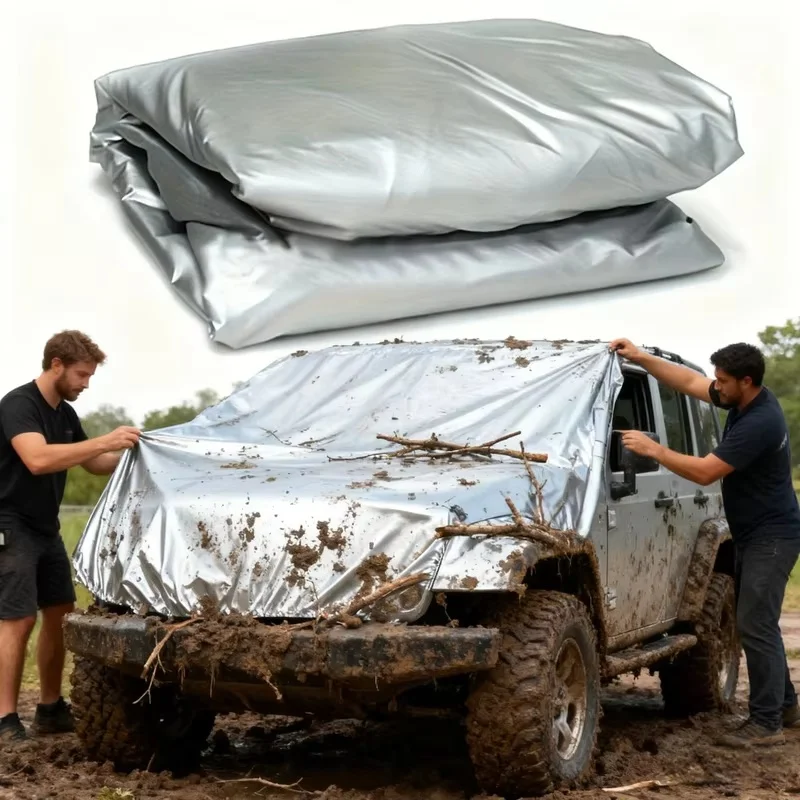 

Universal Car CoverFull Coverage All-Season ProtectionSunproof,Heat ResistantWaterproof,Dustproof,Sunshade,Rain Sun,and Snow
