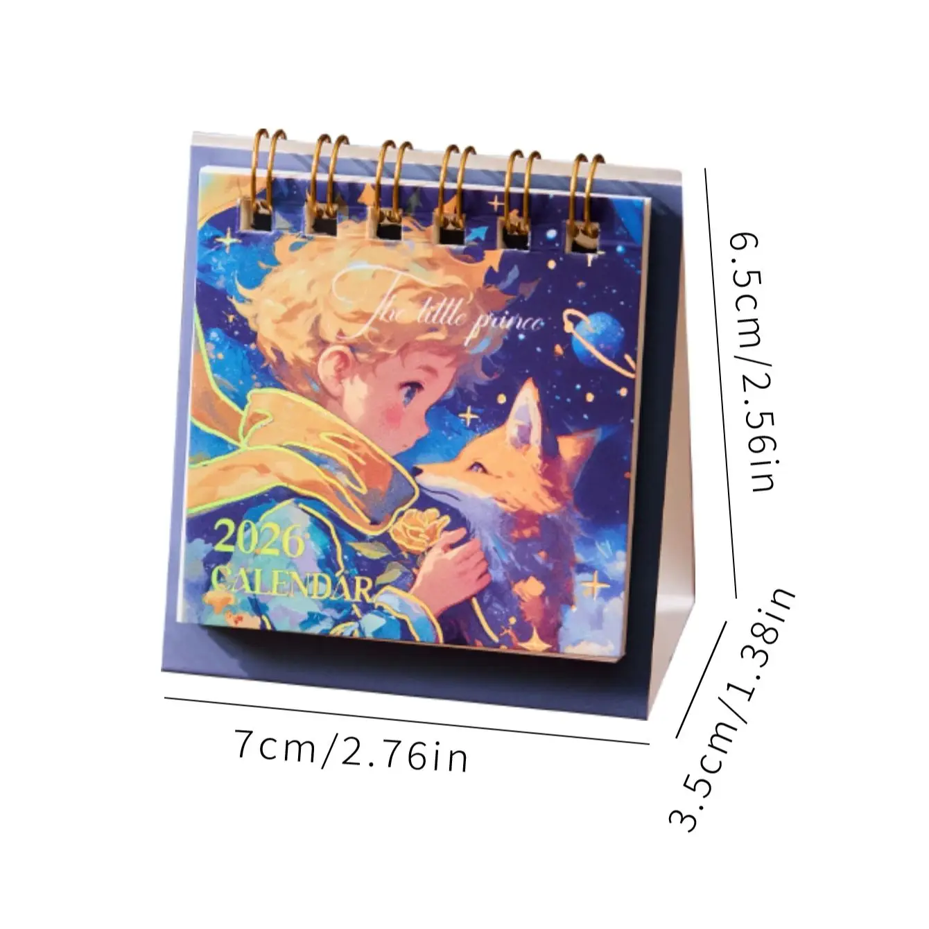 2026 البرنز البسيطة أجندة مكتبية /رزنامة مكتبية الأمير سلسلة المحمولة التقويم سطح المكتب الحلي تسجيل الدخول خطة أجندة مكتبية /رزنامة مكتبية صغيرة #6