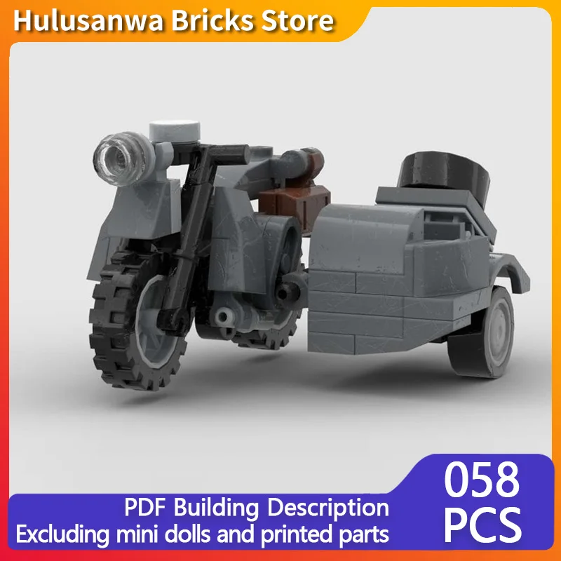 

Немецкая военная модель мотоцикла MOC, строительные кирпичи, военное оборудование, модульные технологии, подарки, праздник, сборка, детские игрушки, костюм