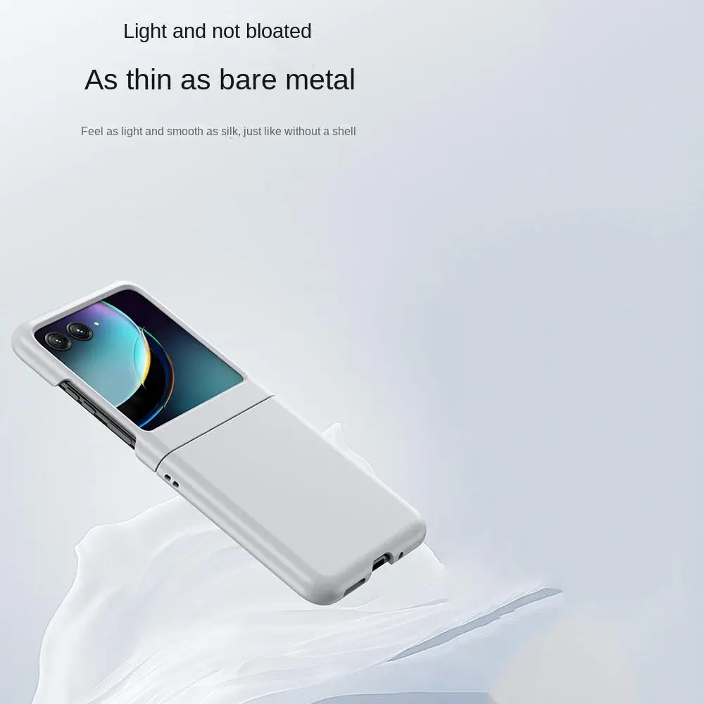 PC For Motorola Razr40ultra Cases Black/White Folding For Motorola Cover for Anti-Scratch/Shatter-Proof/RAZR 40 Ultra Plus Razr