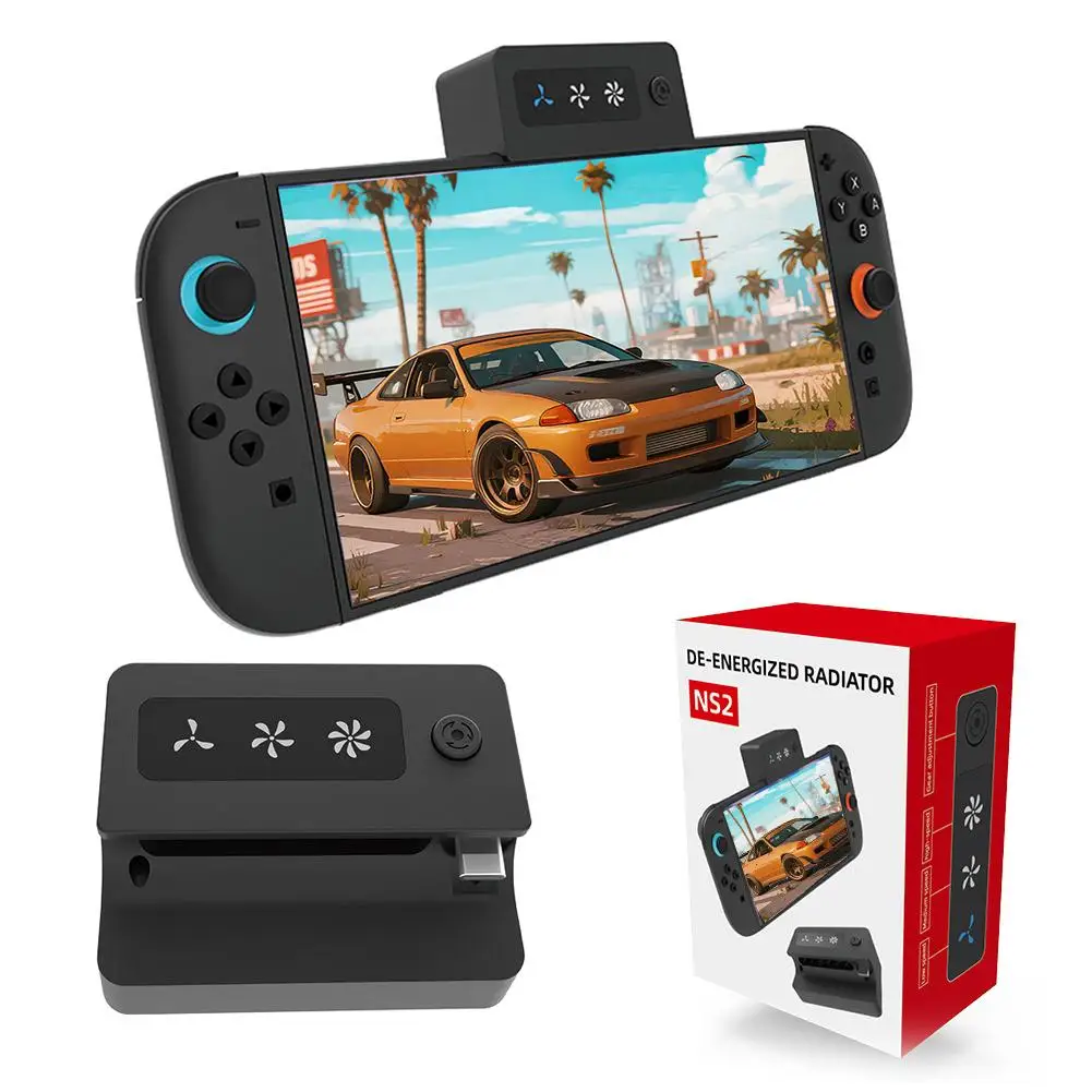 For Nintendo 2 Cooling Fan Micro USB Cable Powered Docking Station Dock Accessorie 3-Speed Adjustment Console Cooler