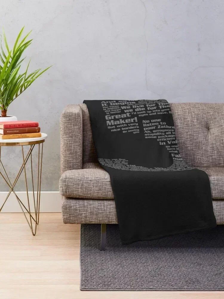 Babylon 5 Quotes - Grey Essential T-Shirt Throw Blanket