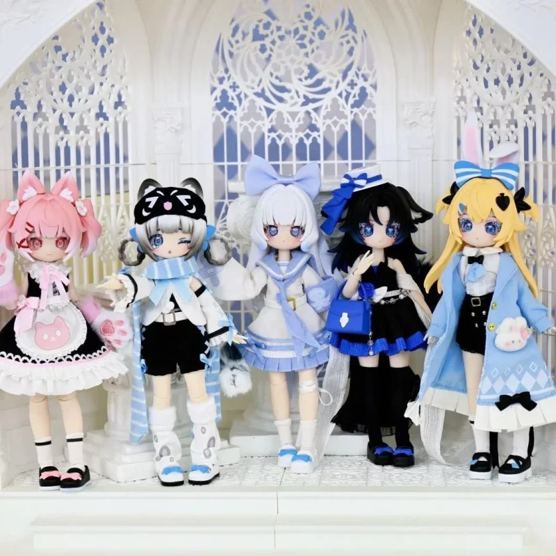 

New Authentic 1/8 Scale Bjd Sakura Park Restart Series Blind Box Articulated Action Figure Desktop Ornament Collectible Gift