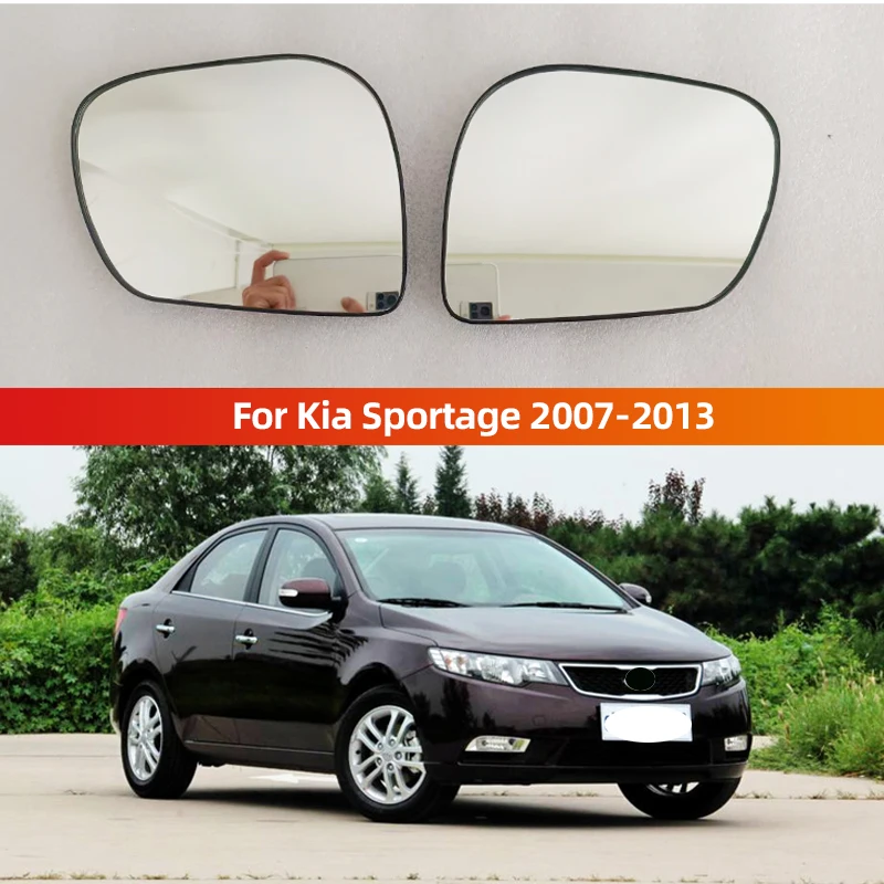 

For Kia Forte 2009-2016 Car Accessories Rearview Mirror Lenses Exterior Side Reflective Glass Lens With Heating 007
