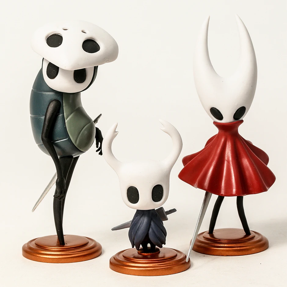 Hollow Knight Silksong Hornet quirel figuras de decoración, muñecos, colección de juguetes, regalo, 3 piezas por juego