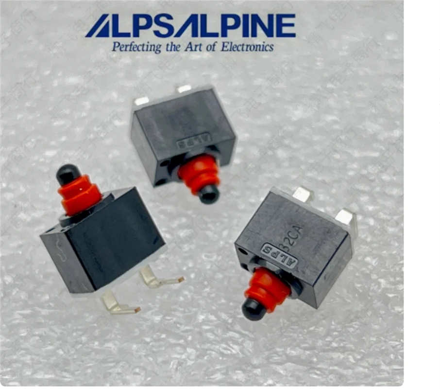 10 PCS ALPS SPVQ8 series automotive grade car button waterproof micro switch 2-pin normally closed bent foot