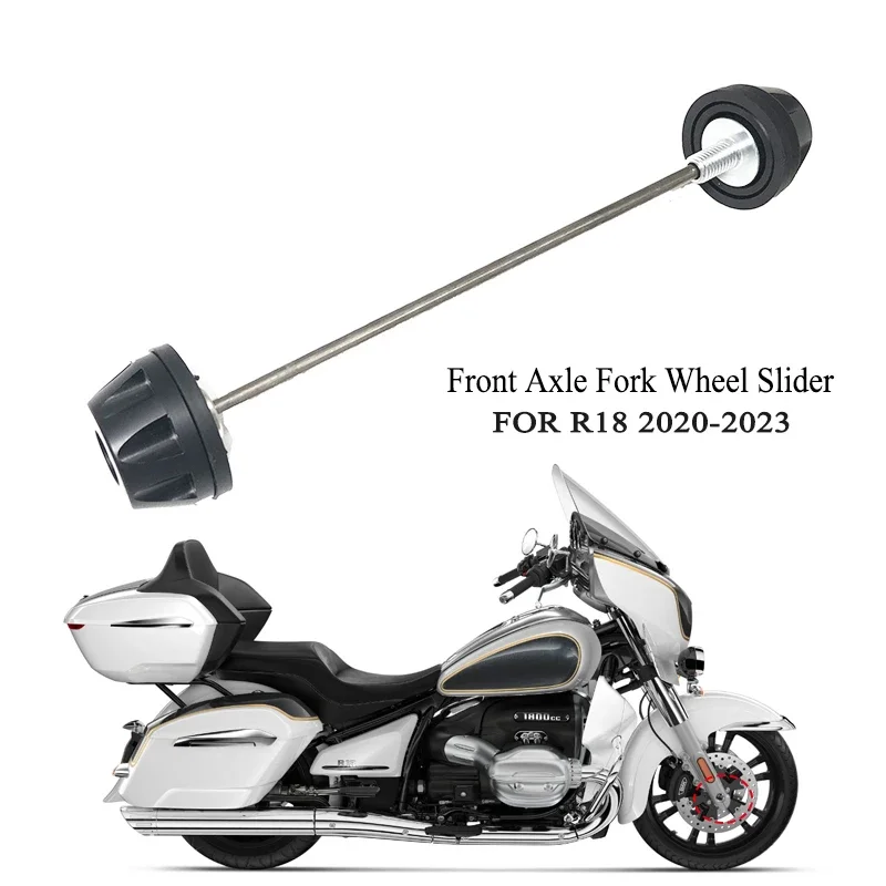 Para BMW R18 R18 R 18 2020 2021 2022 2023 Protector de rueda de horquilla de eje delantero de motocicleta accesorios deslizantes de choque