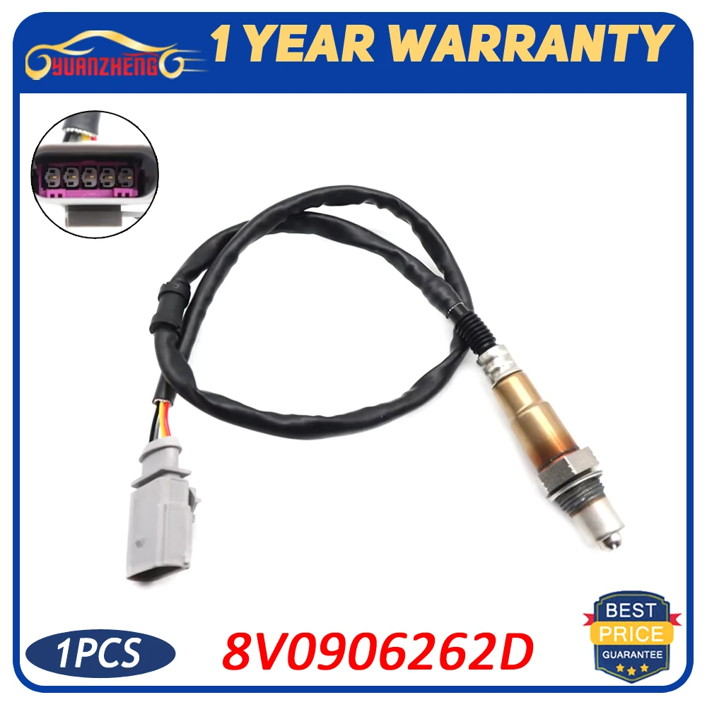 

1PCS Upstream Air Fuel Ratio Lambda O2 Oxygen Sensor 8V0906262D for Audi A3 S3 TT Quattro Volkswagen GTI Golf R 2.0L 234-5185