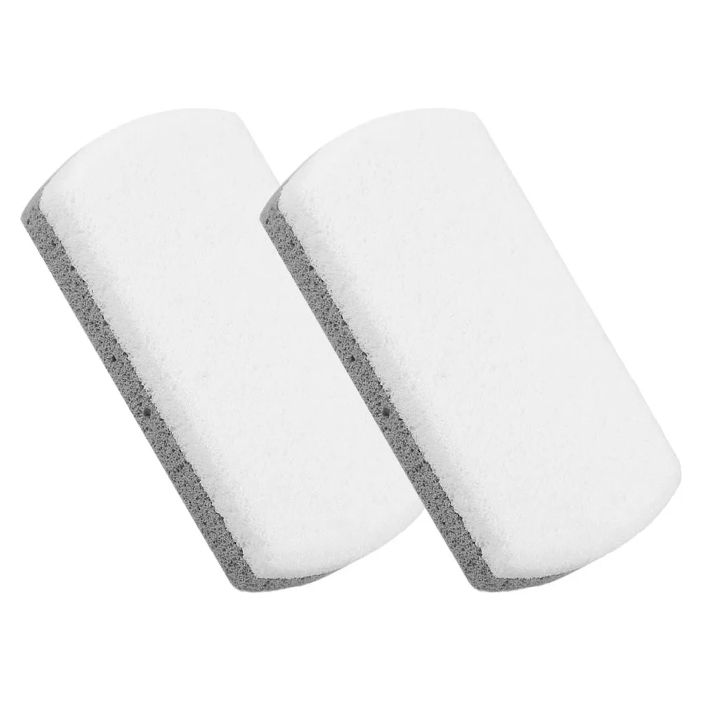2Pcs Foot Pumice Stone Dual-Sided Exfoliating Scrubber for Dead Skin Removal Heel Scraper Pedicure Tool for Women Men Smooth