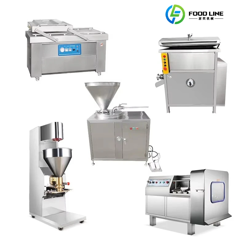 ماكينة حشو السجق الأوتوماتيكية الصغيرة المصنوعة من الفولاذ المقاوم للصدأ متينة وعالية الإخراج ماكينة صنع اللحوم #5