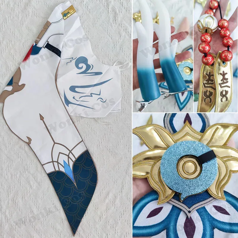 

AAA 2025 Dan Heng Imbibitor Lunae костюм парик волосы Star Rail Yinyue Jun костюмы для косплея мужские полный комплект одежды