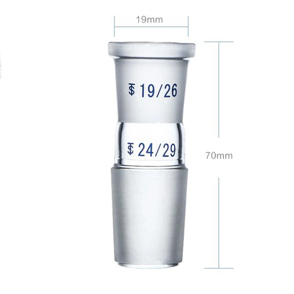 Glass Enlarging Adapter From 19/26 to 24/29,Lab Chemistry Glassware